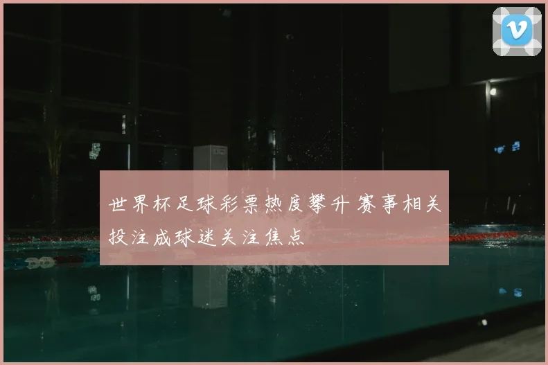 世界杯足球彩票热度攀升 赛事相关投注成球迷关注焦点